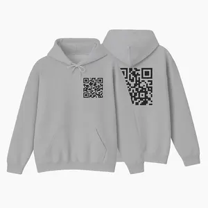 Funny "FU" QR Code Hoodie - Unisex Pullover - Instant Icebreaker Gift For Men