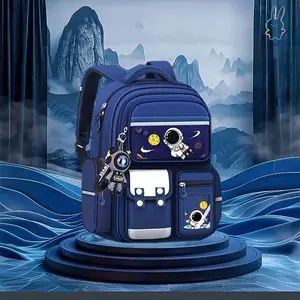 ERT-Latest Space-Themed Backpack, Lightweight and Durable with Multiple Pockets - Compartment, Casual Large Capacity Bag Suitable Travel and School, Perfect Back-to-School Gift, School Backpack Cute Backpack Set with Lunch Box Colorful Silk Juggling Scarv