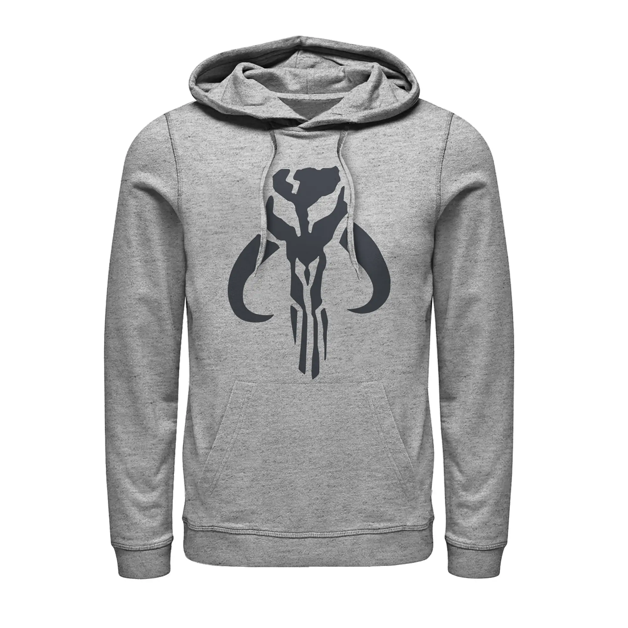 Men's Star Wars The Mandalorian Mythosaur Skull Logo Pull Over Hoodie