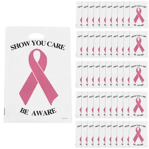Bulk 150 Pc. Pink Ribbon Goody Bags