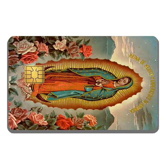 La Virgen De Guadalupe debit card skin/ sticker