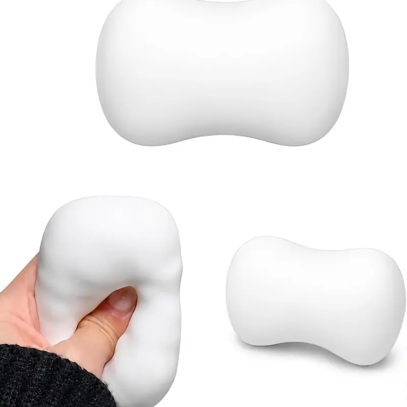 Crunchy Soap Squishies ASMR Toy, Bead Filled Realistic Bar Stress Ball,Soft Sensory Play Moldable Squishies body is easy to press, stretch, and reshape for relaxing hands-on play