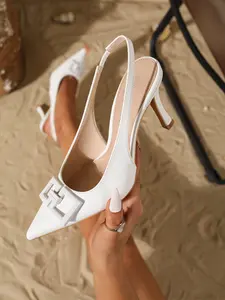 Women's High Heel Shoes Elegant Daily Wear, Stiletto Pointed Toe, Medium Width, Less Than Ankle Height, All Seasons Fashion