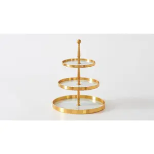 3 TIER STAND GOLD 3 TIER STAND GOLD