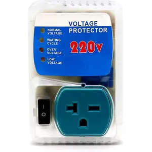 Surge Protector Outlet, Power Surge Protector for Home Appliances, Adjustable Voltage Regulator, 220V, 4400W, 1 Pack