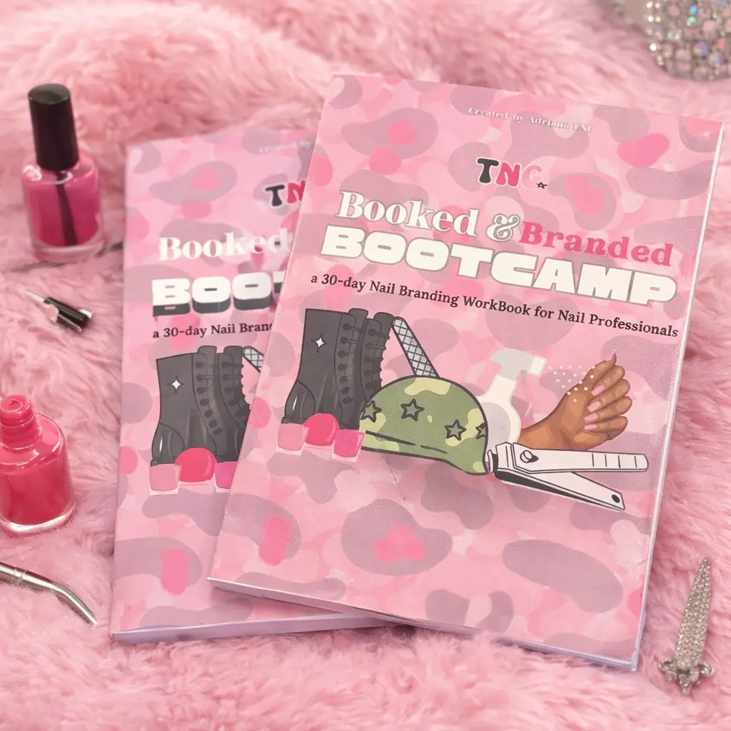 (TheNailGoatCo PRE ORDER OR EBOOK) Booked & Branded Workbook