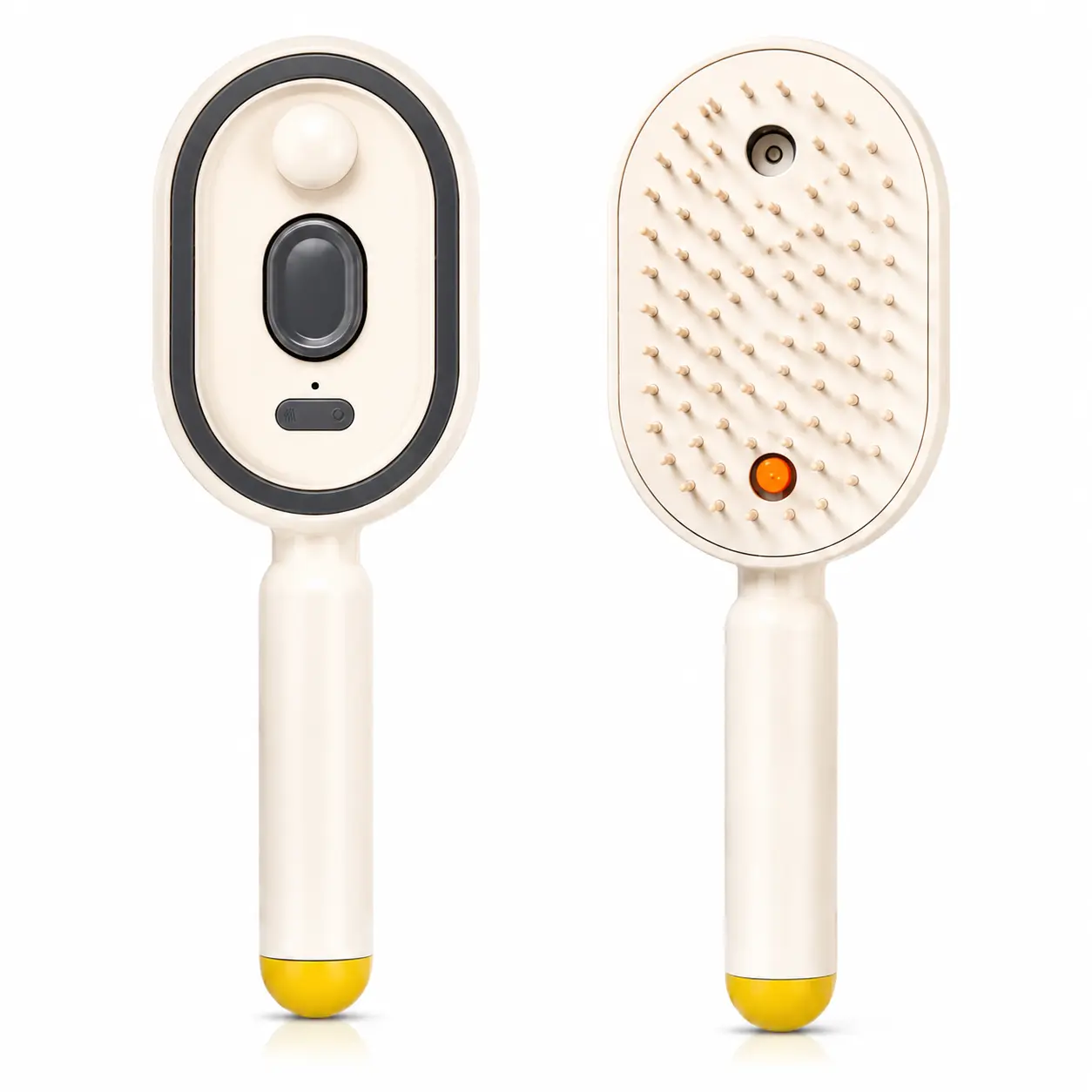 Electric Spray Air Cushion Massage Comb – Self-Cleaning, Anti-Tangle, Anti-Static, Volumizing Hair Brush with Essential Oil Mist Aromatherapy for Hair Care