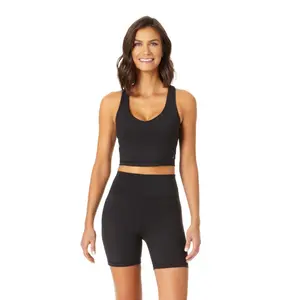 Anne Cole Active - V Neck Crop Top