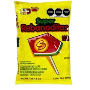 Super Rebanaditas paletas de sandia 20pieces