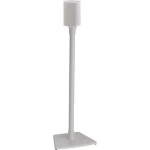 Speaker Stand for Sonos Era 100(TM) - Fixed Speaker Stand w/Easy 3 Step Install -Includes  Hardware, Carpet Spikes & Rubber  - White
