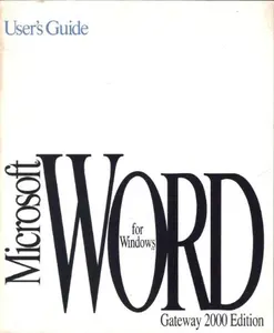 USED-Microsoft Word for Windows User's Guide by Editorial Staff (Paperback)