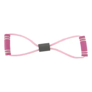 Unique Bargains Durable 8-Shaped Yoga Stretch Band for Stretching 14.17"x3.74" 1 Pc