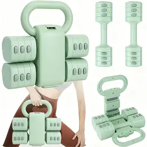 Adjustable Dumbbell Set of 2, 4 in 1 Free Weights Dumbbells Set for Women with  Adjustment, Each 2lb 3lb 4lb 5lb Hand Weights Set for  Gym Exercise