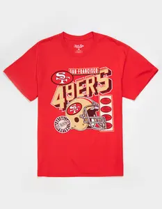 JUNK FOOD San Francisco 49ers Helmet Mens Tee