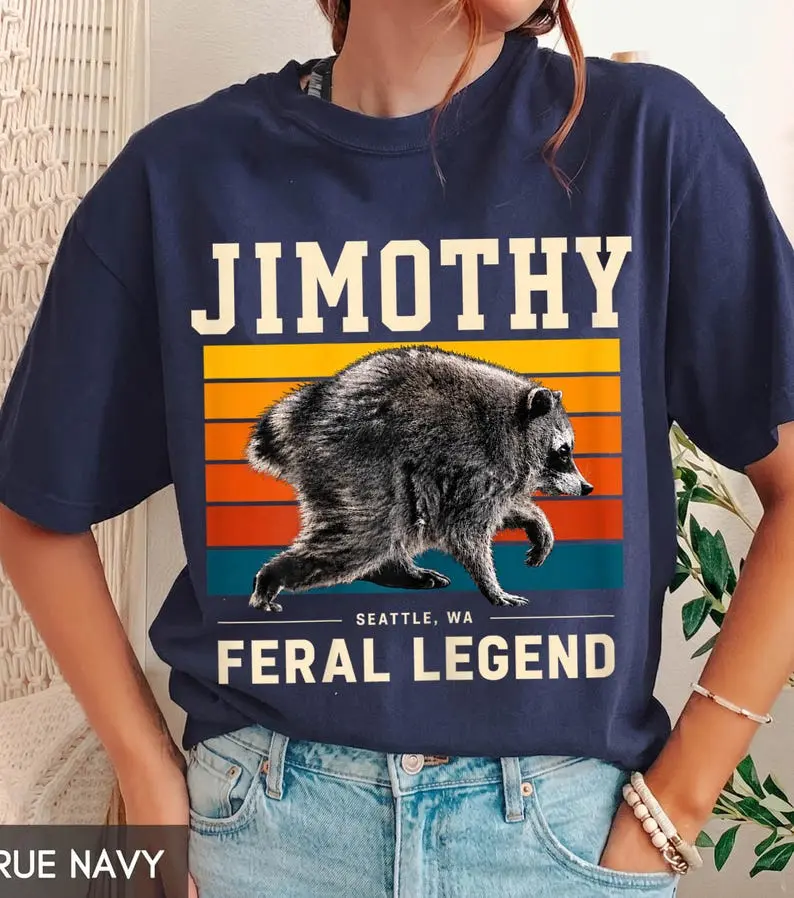 Retro Jimothy Raccoon Meme Unisex T-shirt Gift For Women And Men