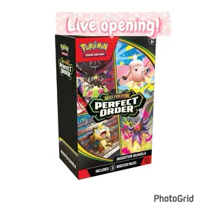 Pokemon Perfect Order booster bundle [LIVE OPENING]