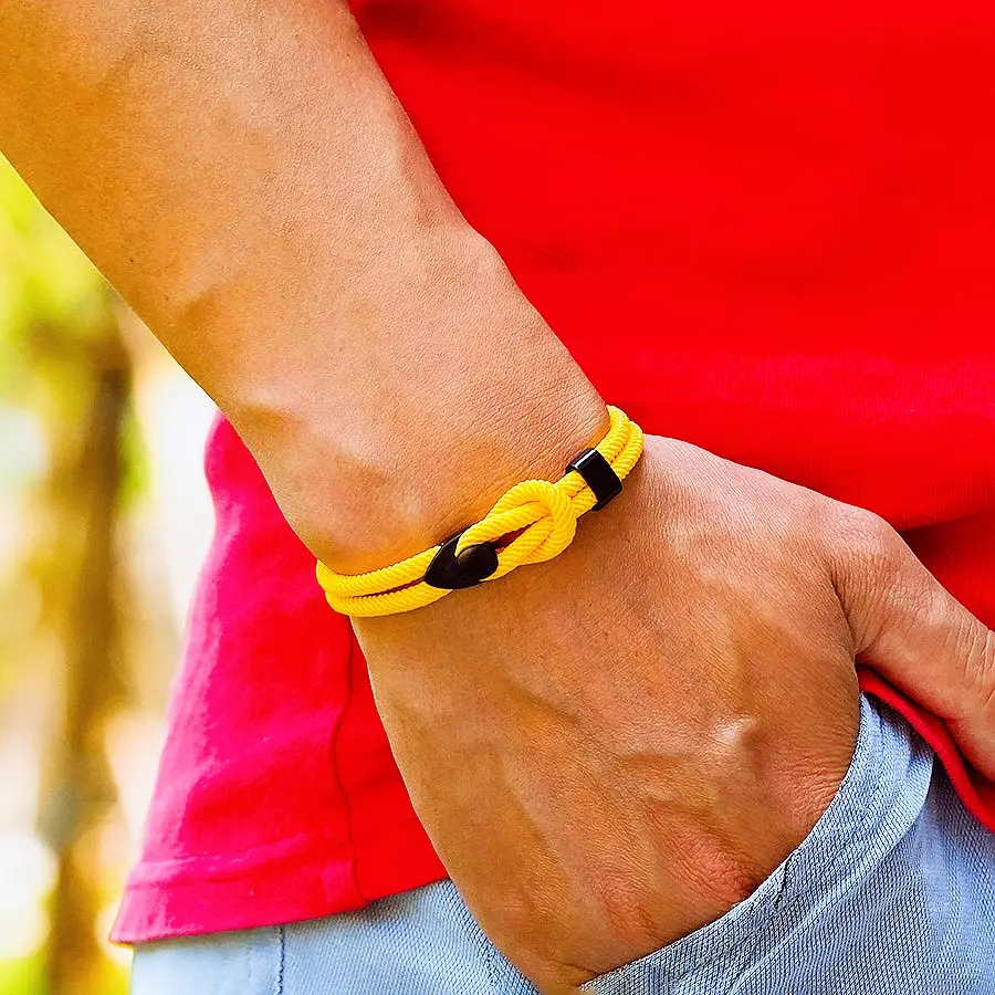 New 10 Color Options Mens Rope Bracelet  Fashionable Jewelry Gift For Men Pulseras Tela Suerte Versatile Accessories