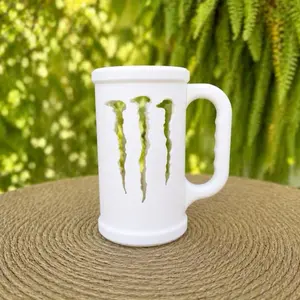 Can Holder with Handle & Keychain – Cute Glow Design