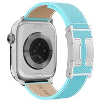 Sky Blue Band+Silver Buckle