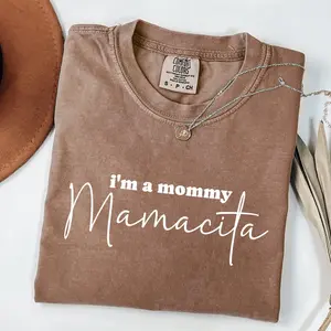 [Sale up to 30%] Comfort Colors I'm a Mommy Mamacita Funny Huda Quote Meme Shirt; Coquette Bow Shirt, Reality TV Fan; Funny Huda & Nic Quote Teet for Mom