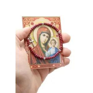 3 Pcs Bracelet Scented HolyLand Souvenir Jerusalem HandMade Religion Virgin Mary