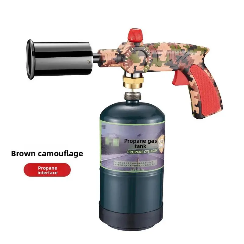 Brown camouflage propane pipe connector