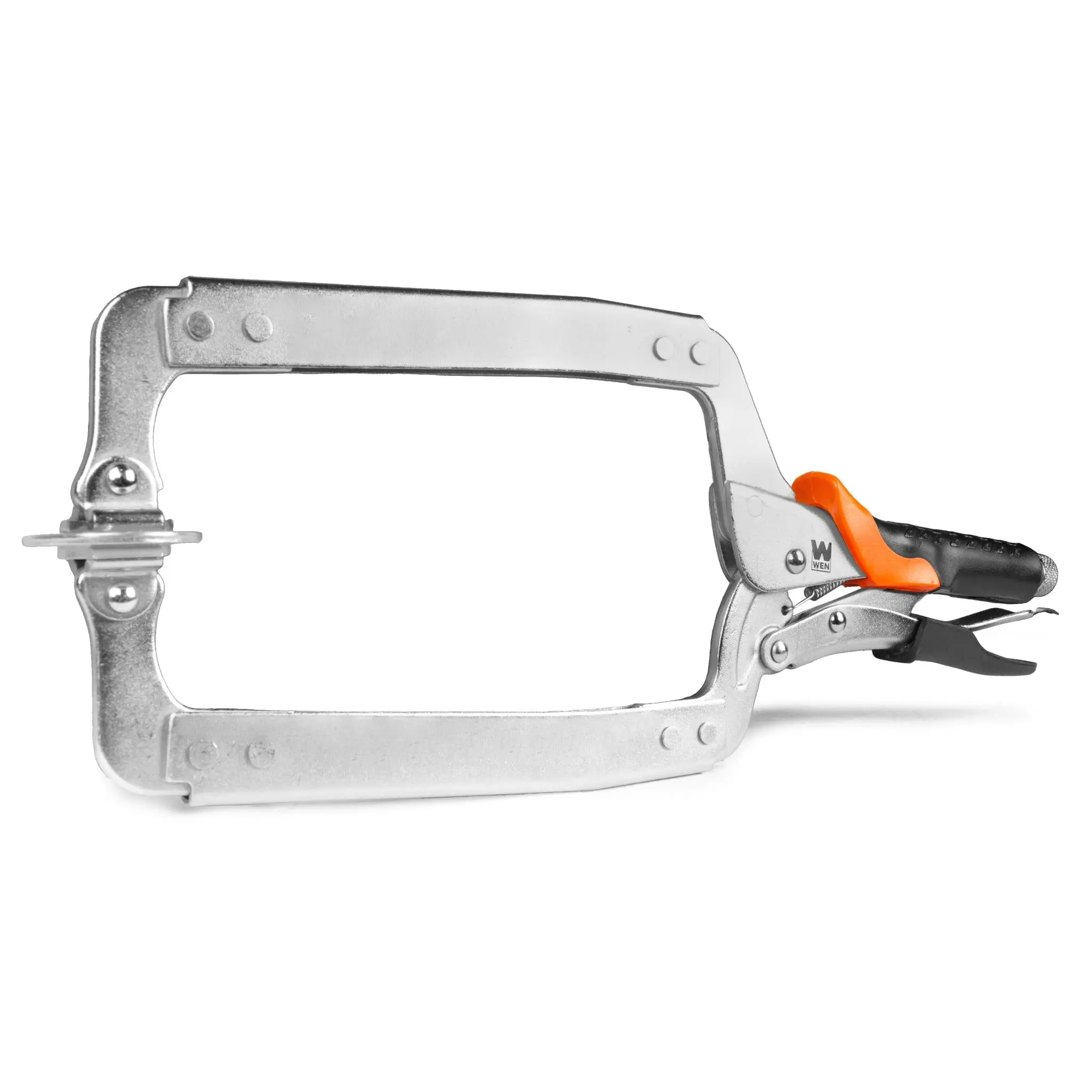 WEN CL862F 8-Inch Quick Release Face Clamp for Woodworking, Pocket Hole Joinery, Quick Release Clamp, Adjustable Clamp Height