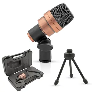 5 Core Snare Microphone XLR Wired Uni Directional Tom Drum and Other Musical Instrument Mic COPPER