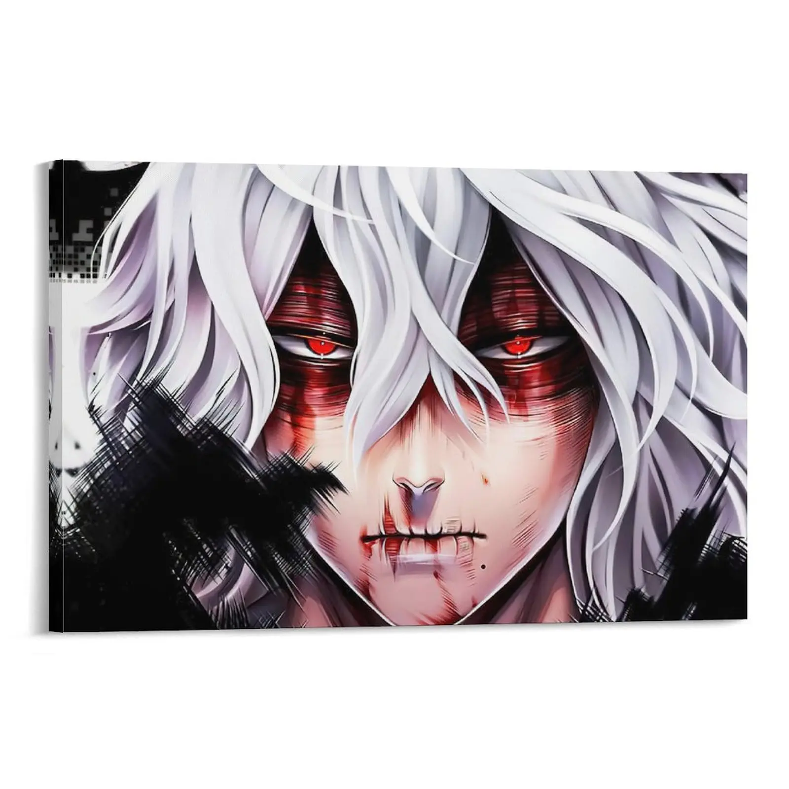 Tomura Shigarakis BNHA Vintage Poster. For Bars, Cafes, Offices. Decor Gift for Restaurants, Gardens, Shops, Clubs. Poster Canvas Wall Art For Bedroom Decor Bar Office Room Decor Gift