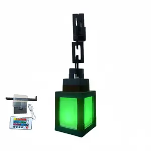 1PC，My World Lantern Light, 16 Color RGB Changing LED Nightlight with Remote, USB Charging Pixel Game Lamp, Wall Mounted Decor for Bedroom, Gaming Room#Minecraft #MinecraftLamp #GamerRoom #PixelLamp #MinecraftDecor #GamerGift #RGBLamp #NightLight #GameDec