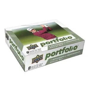 2024 Portfolio Golf Hobby Box - 8 Packs, 8 Cards per Pack, 1 Autograph/Memorabilia Card per Box