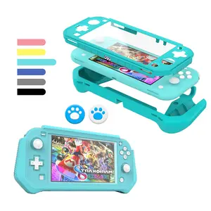 Lite Case Protective Case for   Lite, Compatible with  Lite Screen Protector Cover Hand Grip Cover with Detachable TPU+-in PC Screen, Blue