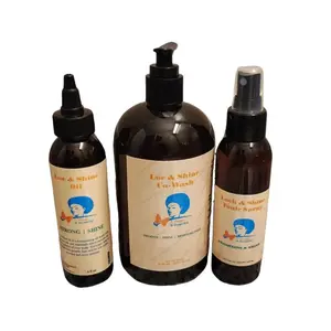 Loc & Shine Set - Natural & Organic Hair Care Products for Locs - Smooth Shine Moisture Tone Co-Wash & Turtle Spray
