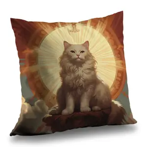 Conscious Sales C1PC16165GDP0U 16 x 16 in. Infinite Carelessness - Brown Polyester Twill Throw Pillow for Home