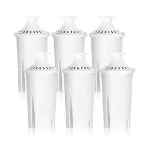 NSF Certified Pitcher Water Filter, Replacement for Brita Pitchers and Dispensers, Brita Classic 35557, OB03, Mavea 107007, and More, Includes 6 Filters
