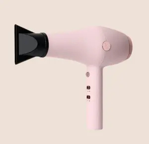 L'ANGE HAIR - Soleil Ionic Blush Blow Dryer - 3 Heat Settings, 2 Airflow Settings, Cool Shot for Style Lock-In, Professional Length Cord, Powerful Lightweight Hair Dryer for Smooth Blowouts, Ionic Hair Dryer, Powerful Dryer