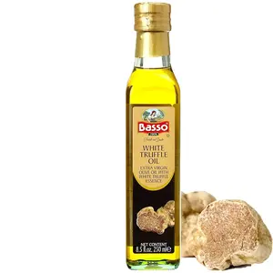 Basso 1904 White Truffle Infused Extra Virgin Olive Oil – Gourmet Finishing Oil – 250 ml (8.5 fl oz)
