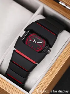 Trendy Fashion Cool Men's High-Quality Quartz Watch, Perfect for Daily Parties Birthdays Valentine's Day Teacher Appreciation Gift