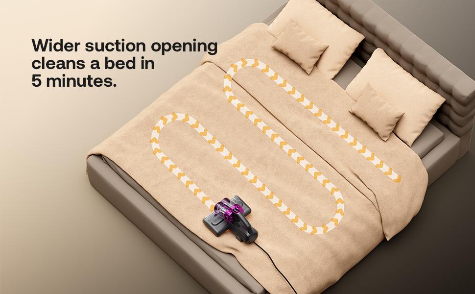 Trucozie T552 Mattress Vacuum Cleaner, Anti-Allergy Dust Mite Bed Vacuum Cleaner with UV, Hot Air and High Heat, 500 Watts 16Kpa Powerful Suction Dual Cup Handheld Vacuum for Beds, Sofas, Couches, Corded Trucozie T552 Mattress Vacuum Cleaner, Anti-Allergy Dust Mite Bed Vacuum Cleaner with UV, Hot Air and High Heat, 500 Watts 16Kpa Powerful Suction Dual Cup Handheld Vacuum for Beds, Sofas, Couches, Corded