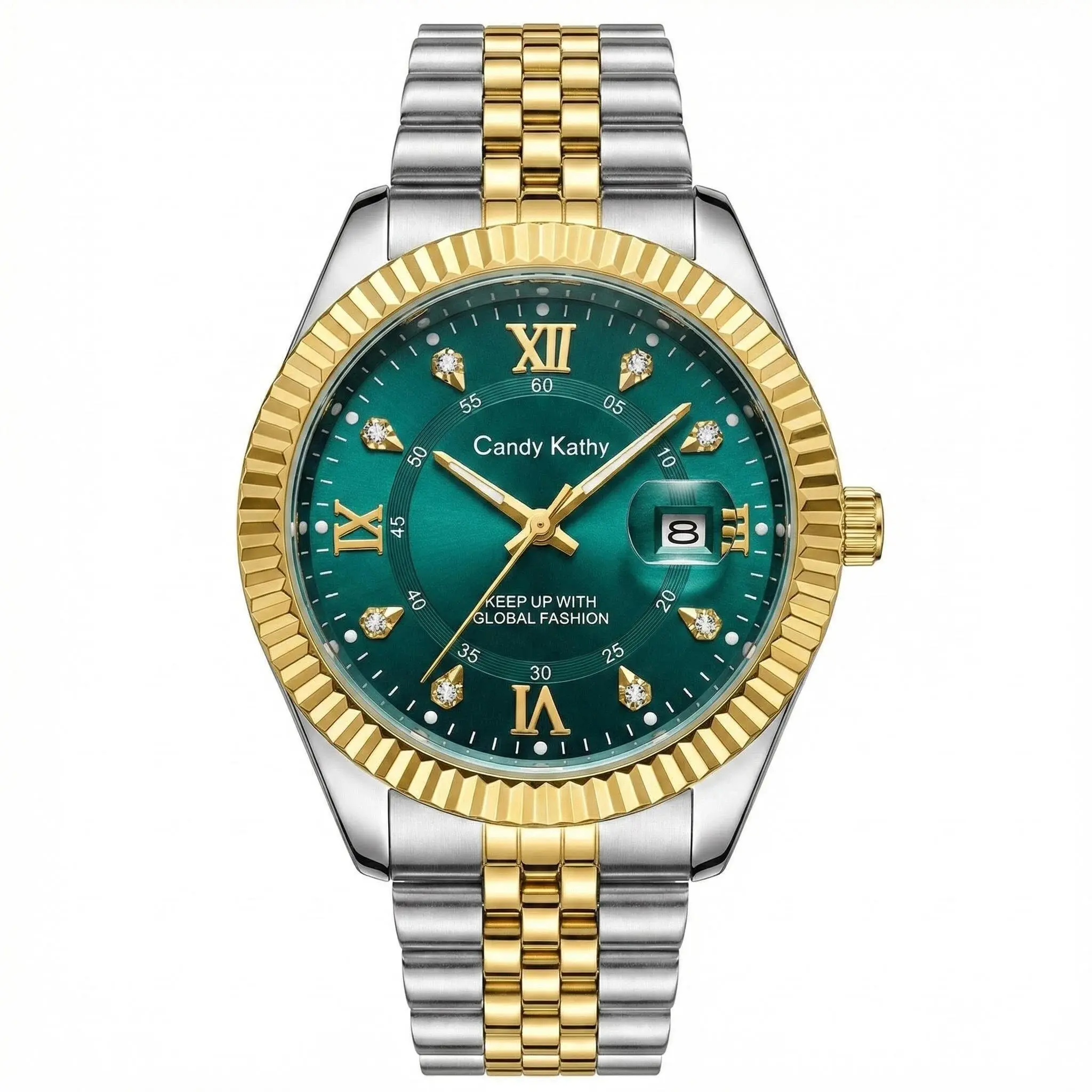 Fashionable business men’s quartz watch with a round dial and analog display; stylish watch suitable for parties; trendy, versatile, and refined design with gift box; luminous, waterproof watch.