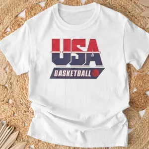 USA Basketball Tribute T - Shirt for Die - Hard Fans