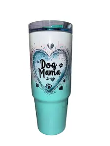 30 oz Grippy Dog Mama Vacuum Flask, Kitchenware Drinkware for Daily Use, Flasks
