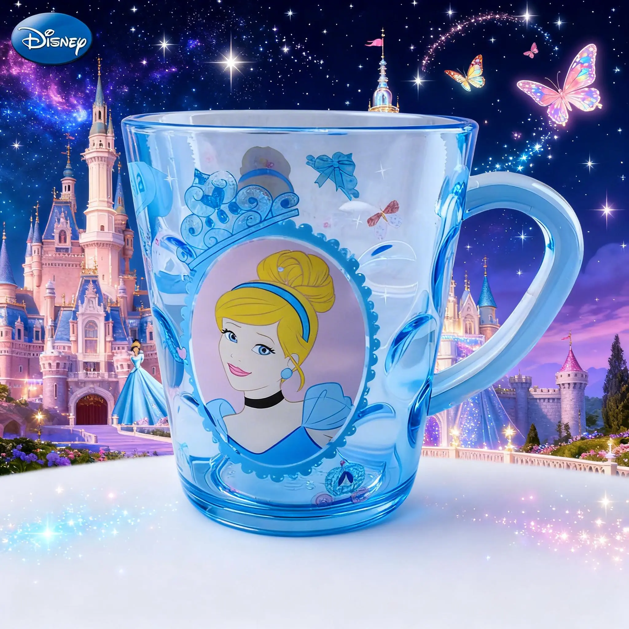 Disney Princess Officially Licensed Collectible Design Cup Cute Mug Cute Party Drinkware Aesthetic Drinkware Cinderella 1Pc Disney, Lightweight, Artwork