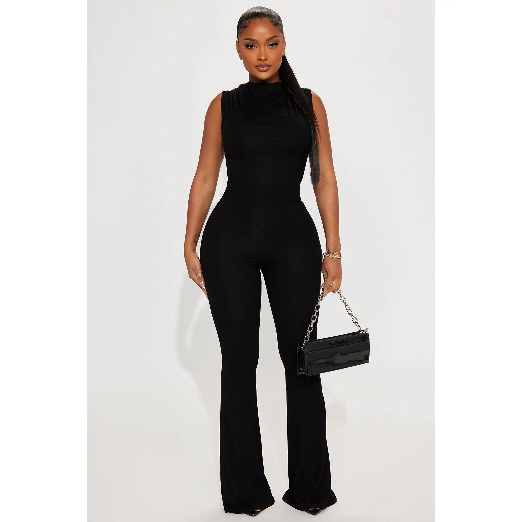 No Vacancy Jumpsuit - Black
