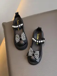 Kids Bow Decorated Flat Shoes, Bowknot Design Flats, Casual Comfortable Soft Sole Non-slip Princess Shoes for Daily Wear, Fashionable Shoes for Girls