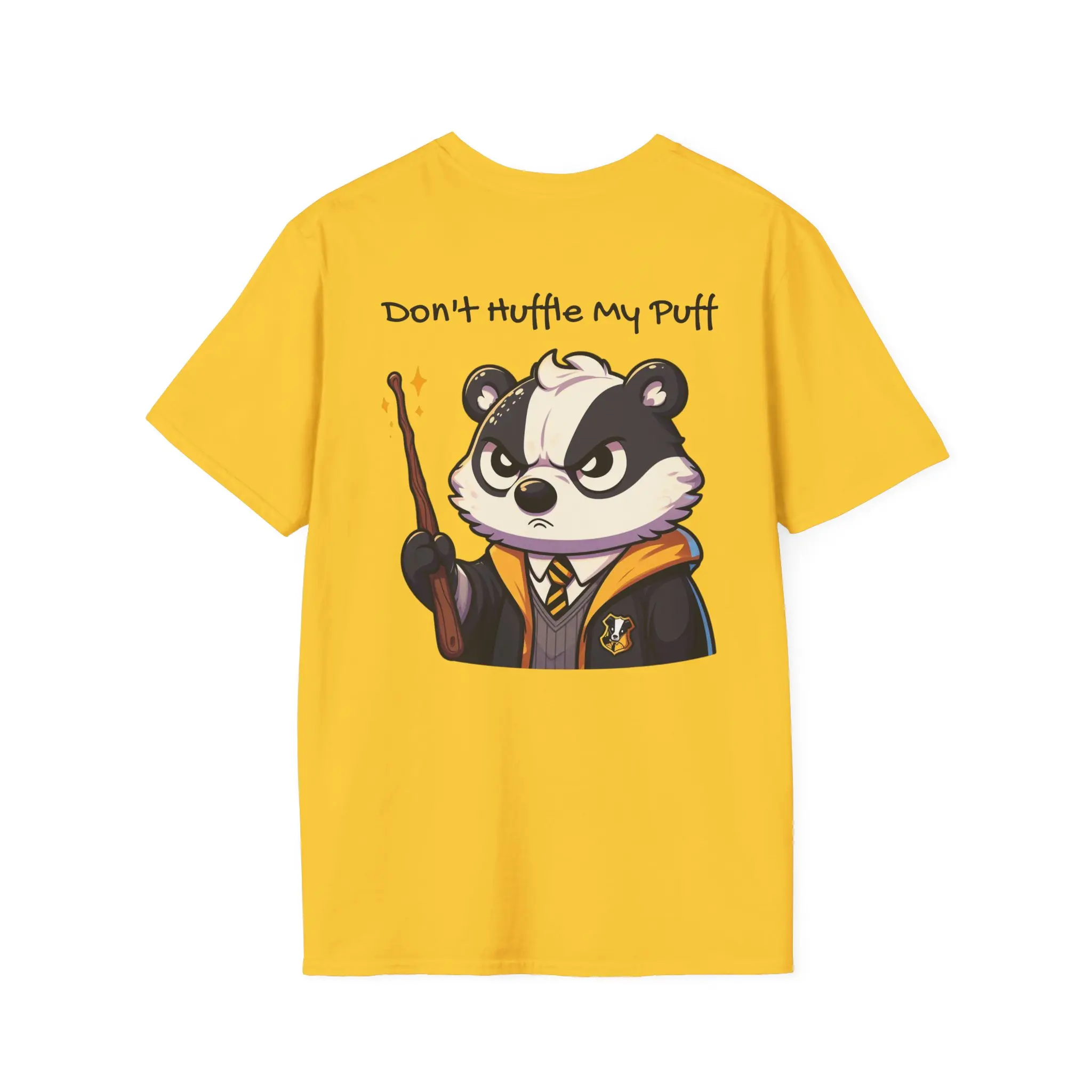Hufflepuff  House T-Shirt, Don't Huffle My Puff Funny Quote, Wizarding World Tee, Hogwarts House Shirt, Magical School Apparel, Wizard Gift, Harry