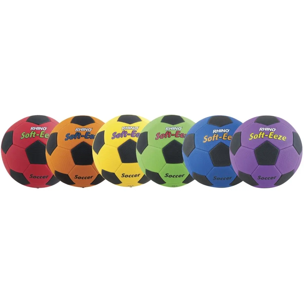 Champion Sports Soft EEZE Futsal Balls - Size 4, Set of 6, Durable Foam Core, for Outdoor Sports Activities, Outdoor Activities, Football Balls, Kids Outdoor Play