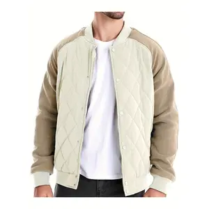 Men'S Winter Jackets Long Sleeve Button Thick Warm Casual Sweatshirt Jackets with No Hood