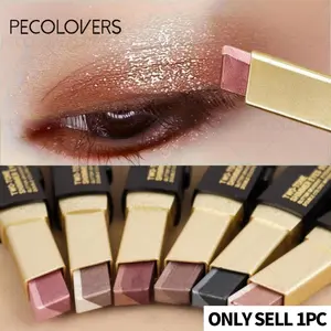 1pc Dual-Tone Pearlescent Shimmer Eyeshadow - Waterproof, Sweatproof & Smudge-Proof With Long-Lasting Colorfastness, Cosmetic