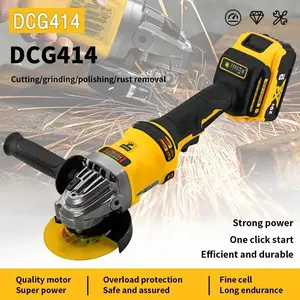 Dewalt DCG414 18V Max XR Brushless Angle Grinder - 125mm, 8800 RPM, Cutting & Polishing for Metal/Wood/Pipe